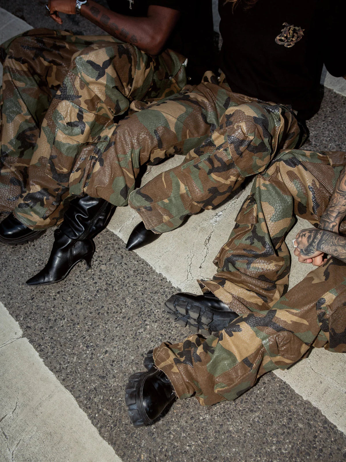 GON X REPUTATION RAZOR PANTS - PYTHON CAMO