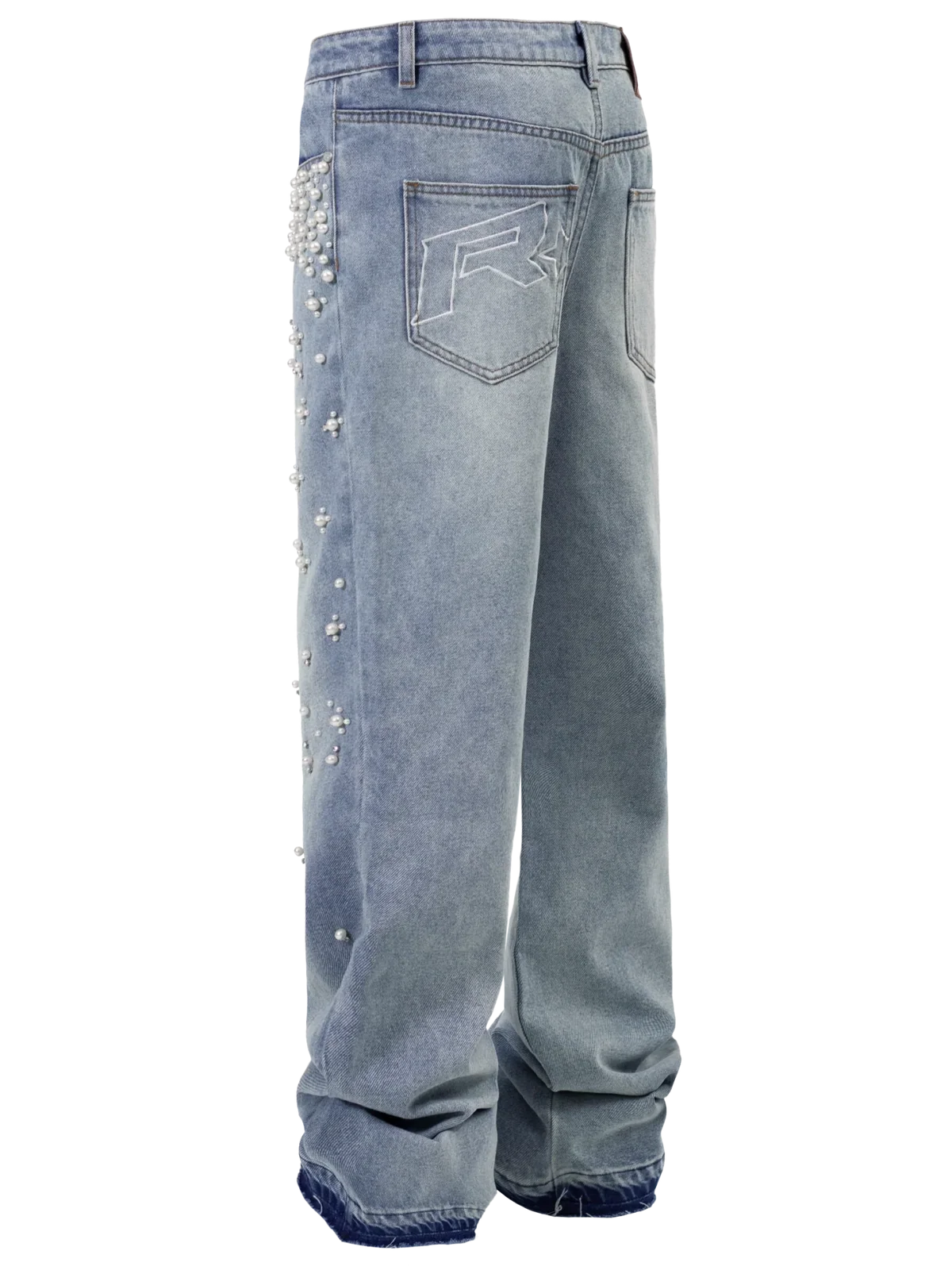 GRADIENT PEARL DENIM - LIGHT STONE