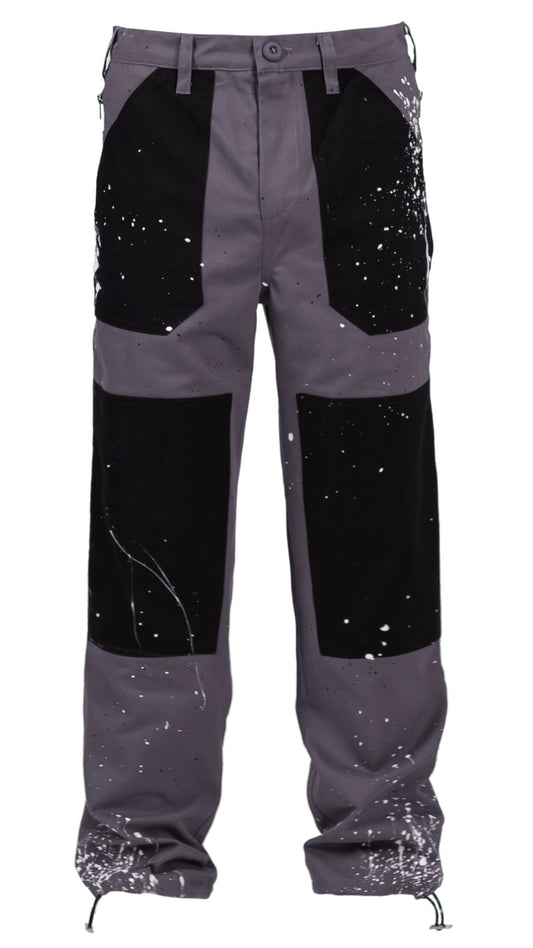 SPLATTER INDUSTRIAL PANTS - GREY