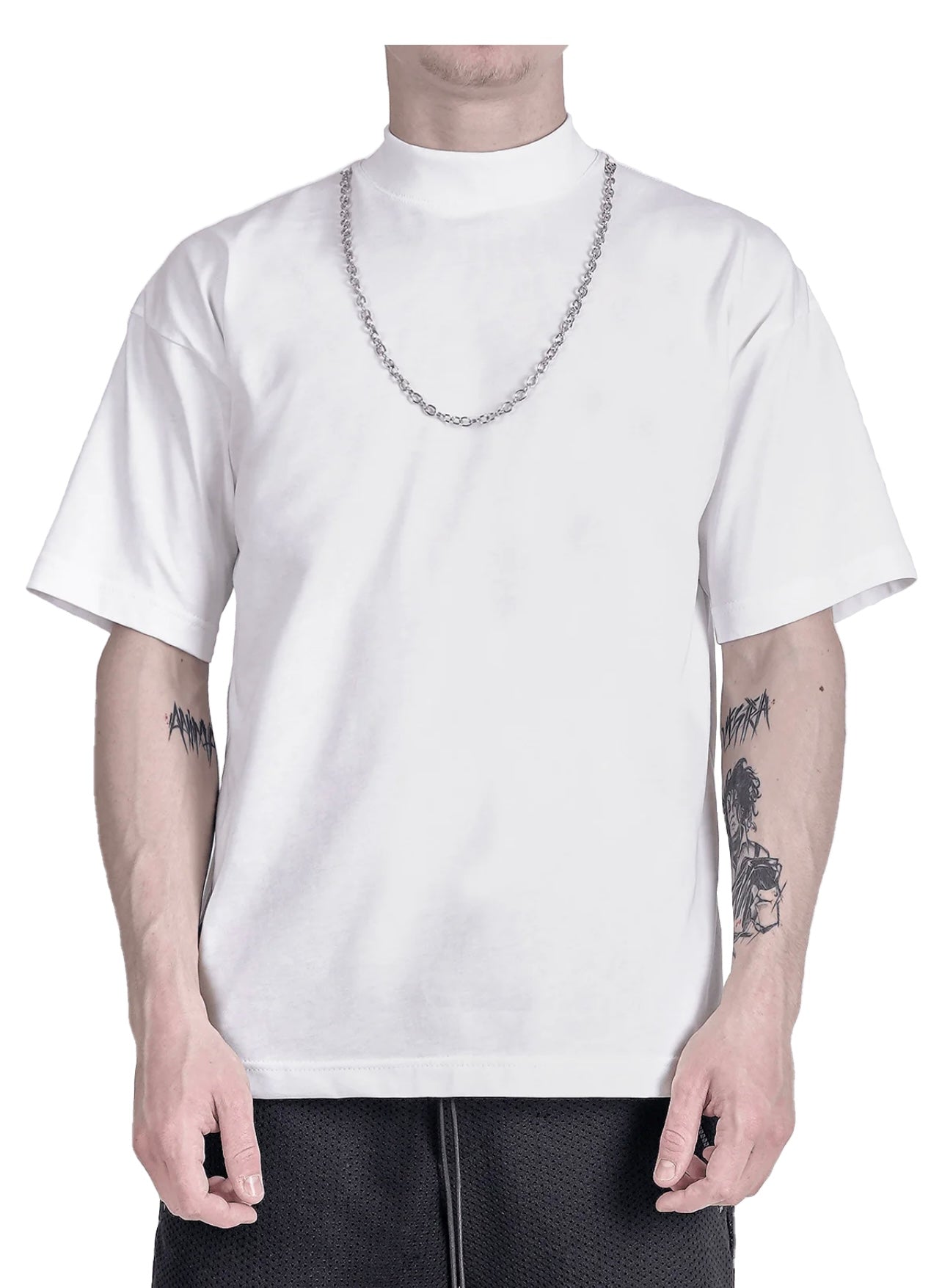 CHAIN TEE - WHITE