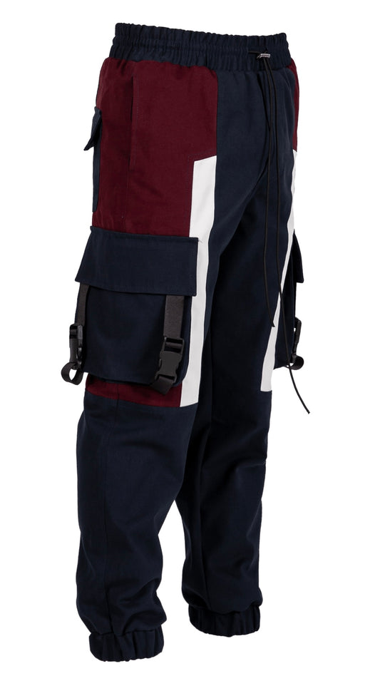 POCKET CARGO PANTS - NAVY