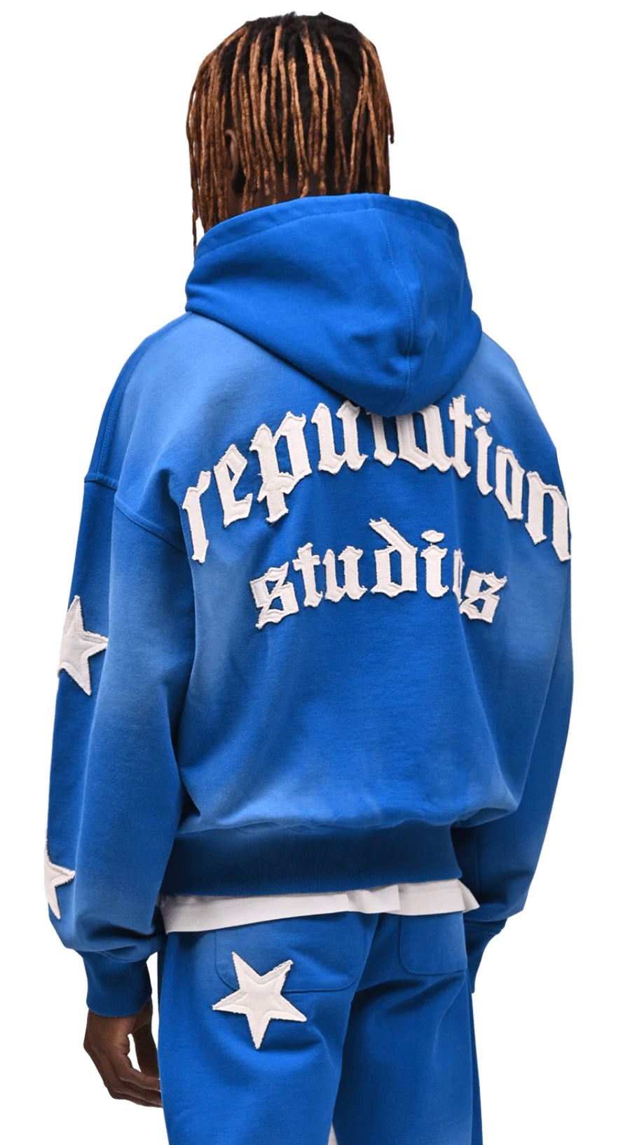 SUN FADE HOODIE - ROYAL BLUE