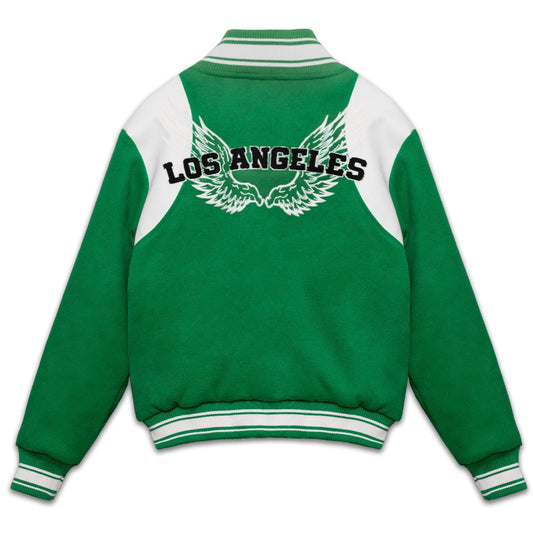 VARSITY JACKET - PINE GREEN