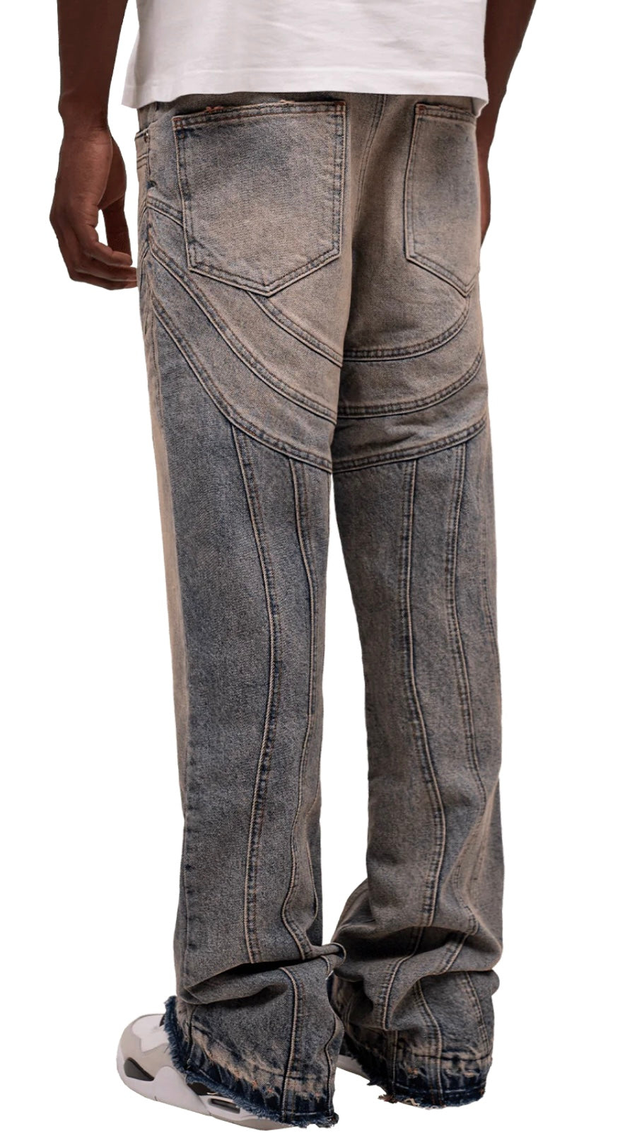 WAVE STITCH DENIM - CREAM WASH