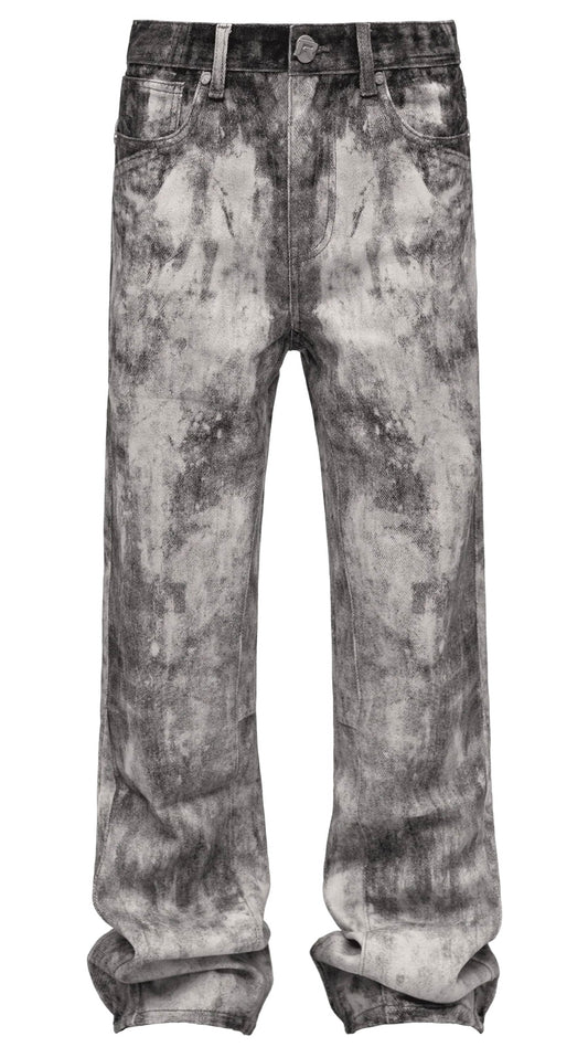 ACID RINSE FLARE DENIM
