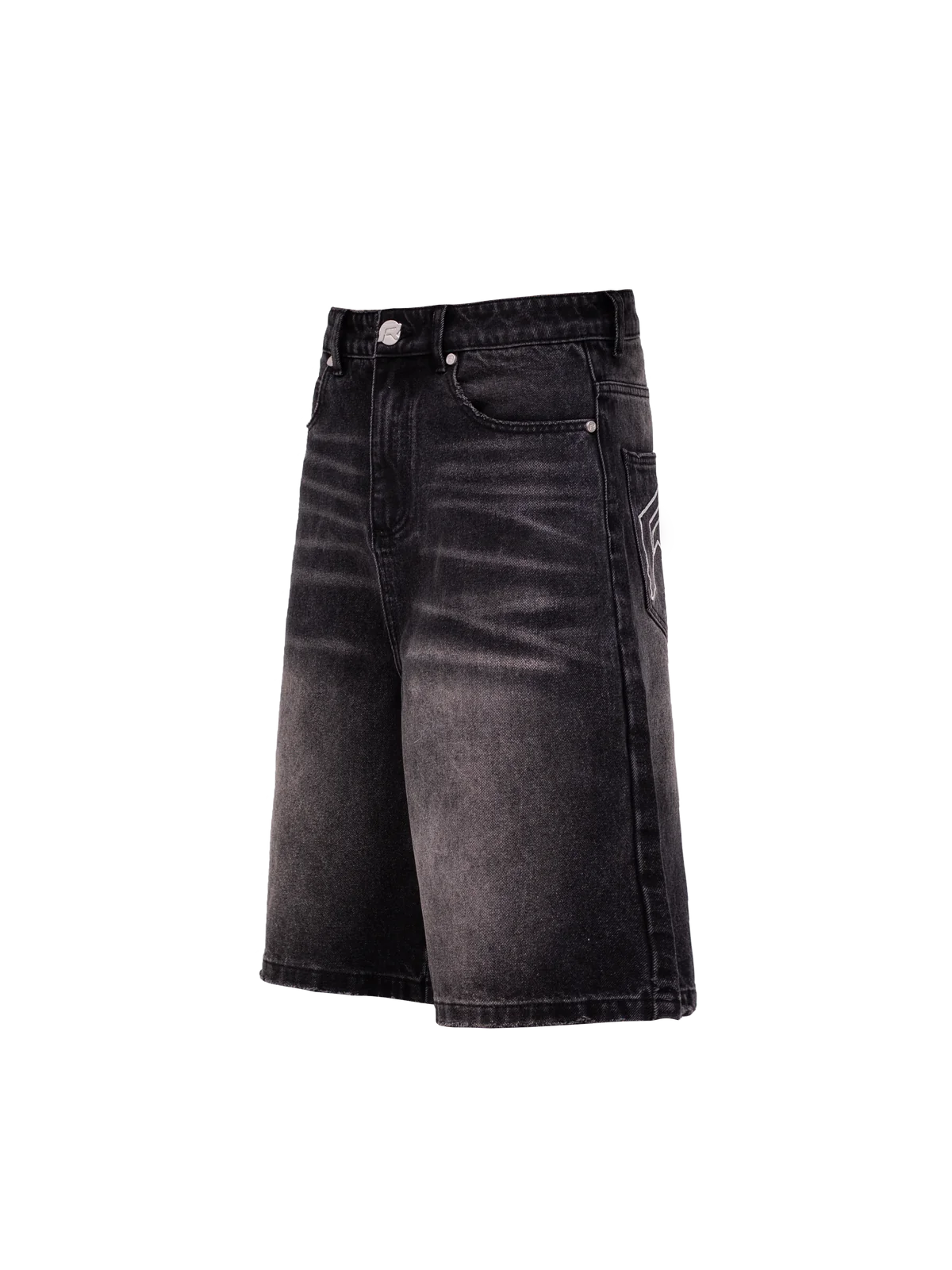 DENIM SHORTS - BLACK