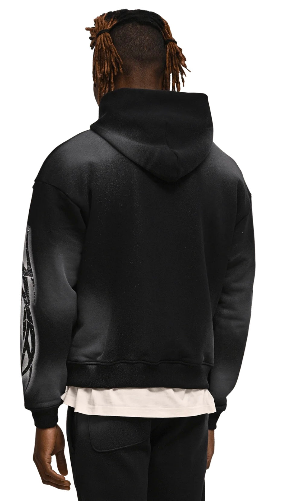 TRIBAL HOODIE - BLACK