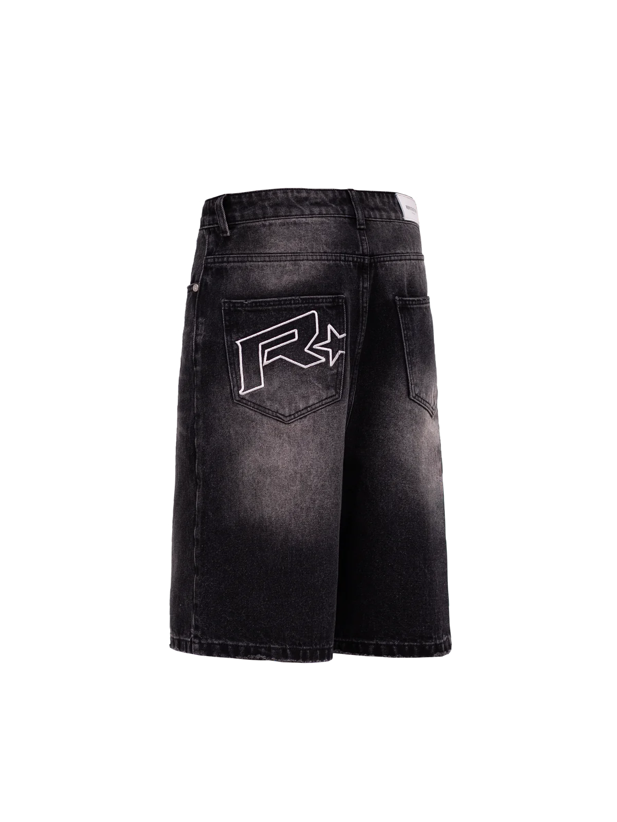 DENIM SHORTS - BLACK