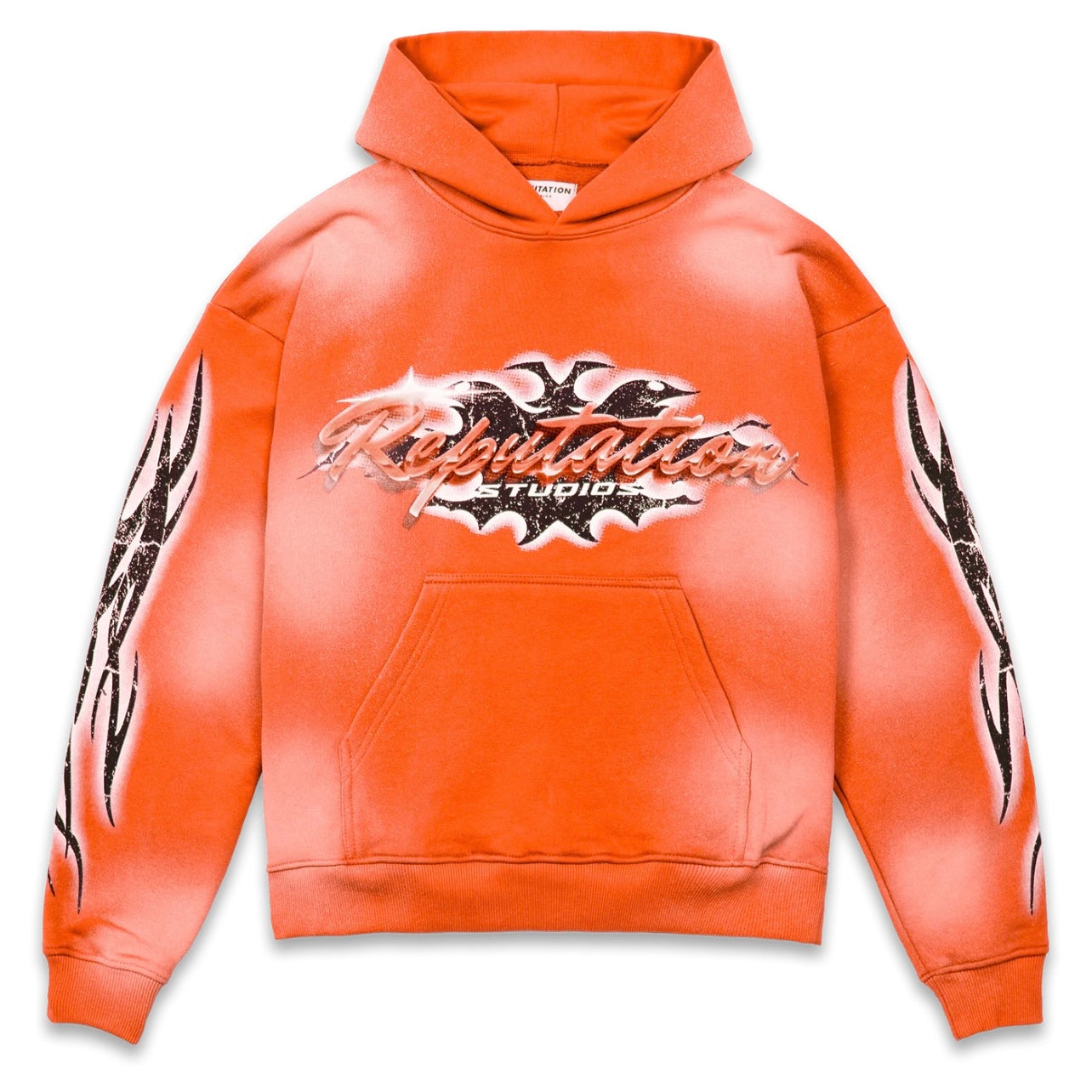 TRIBAL HOODIE - TANGERINE