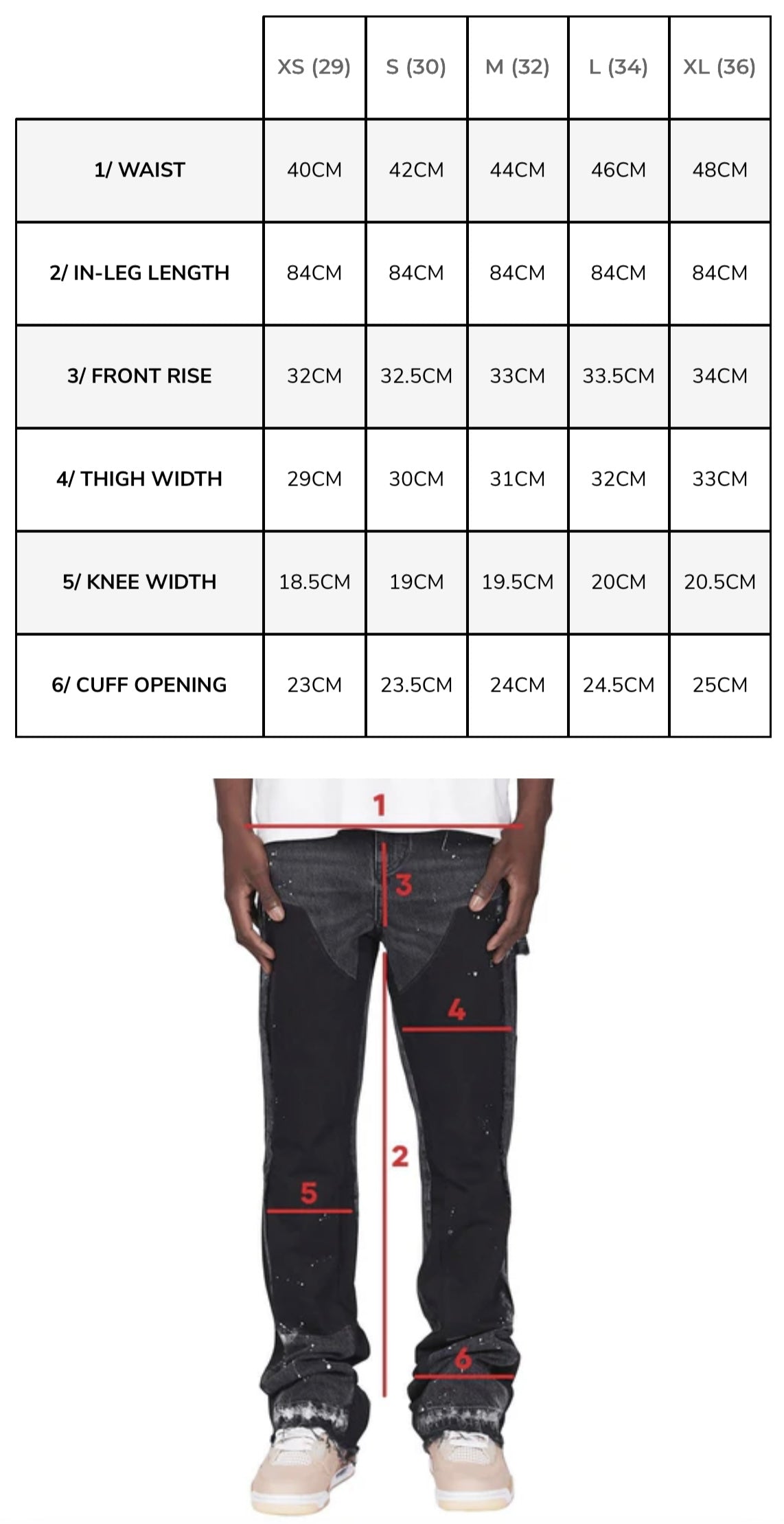 VIPER FLAMES DENIM - BLACK