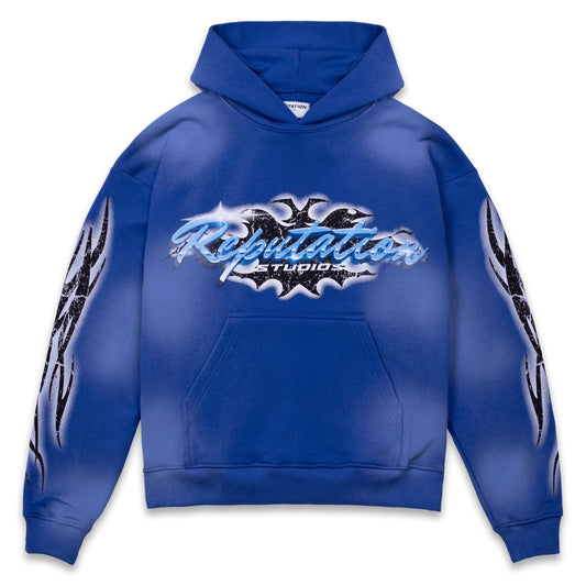 TRIBAL HOODIE - ROYAL BLUE