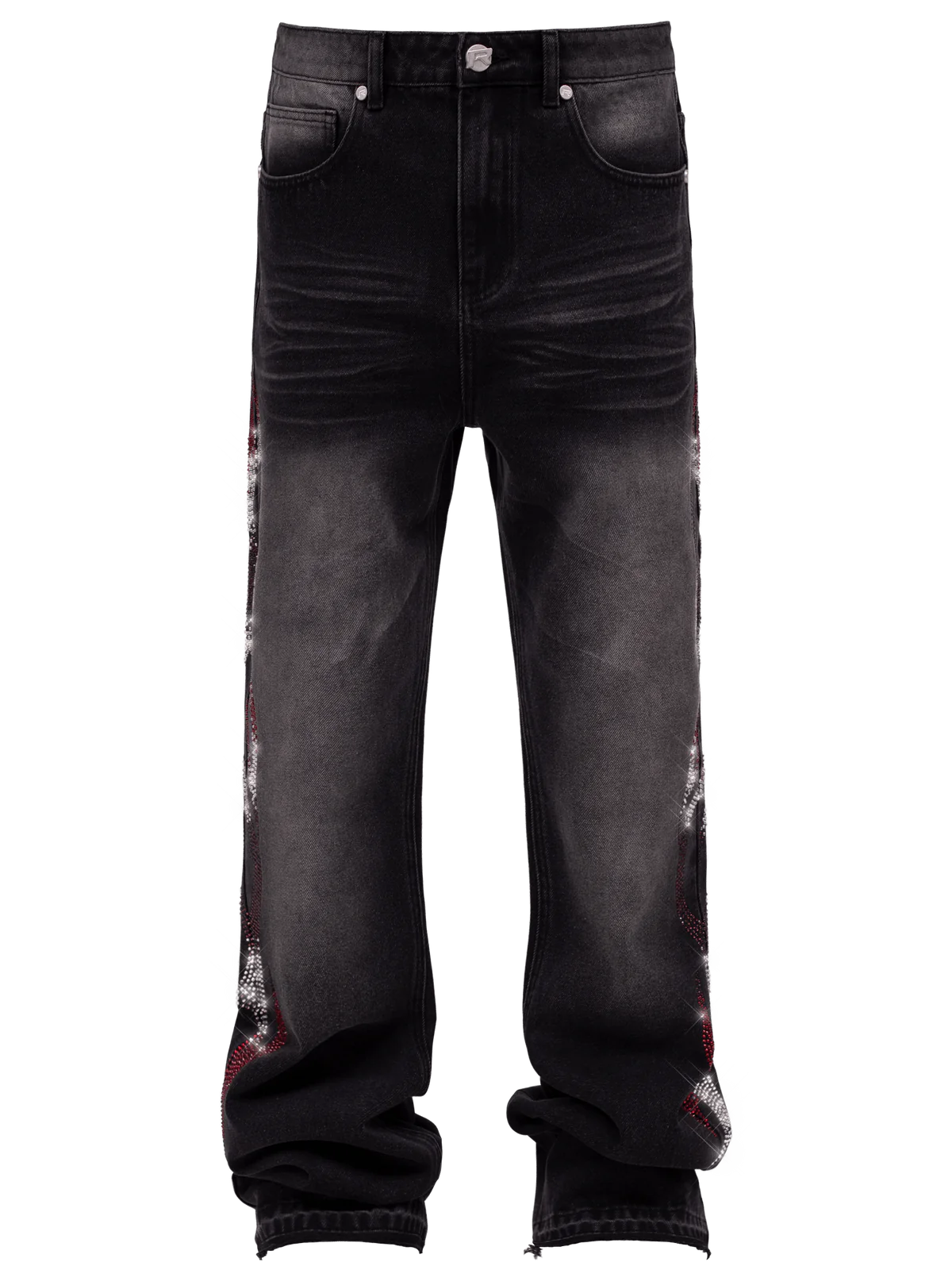VIPER FLAMES DENIM - BLACK