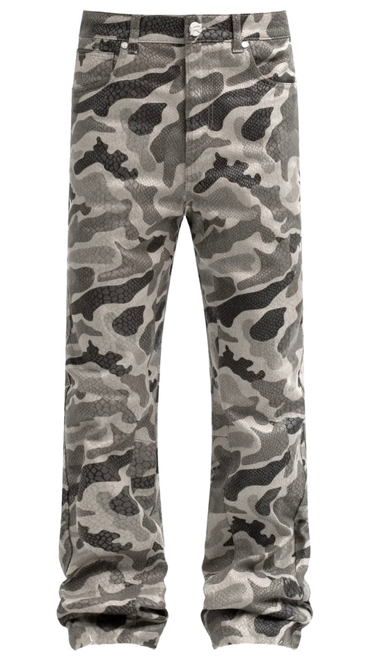PYTHON CAMO DENIM - GREY