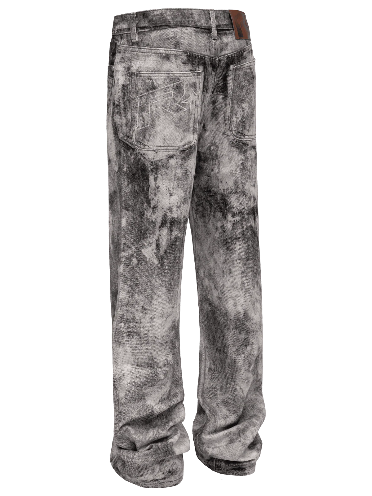ACID RINSE FLARE DENIM
