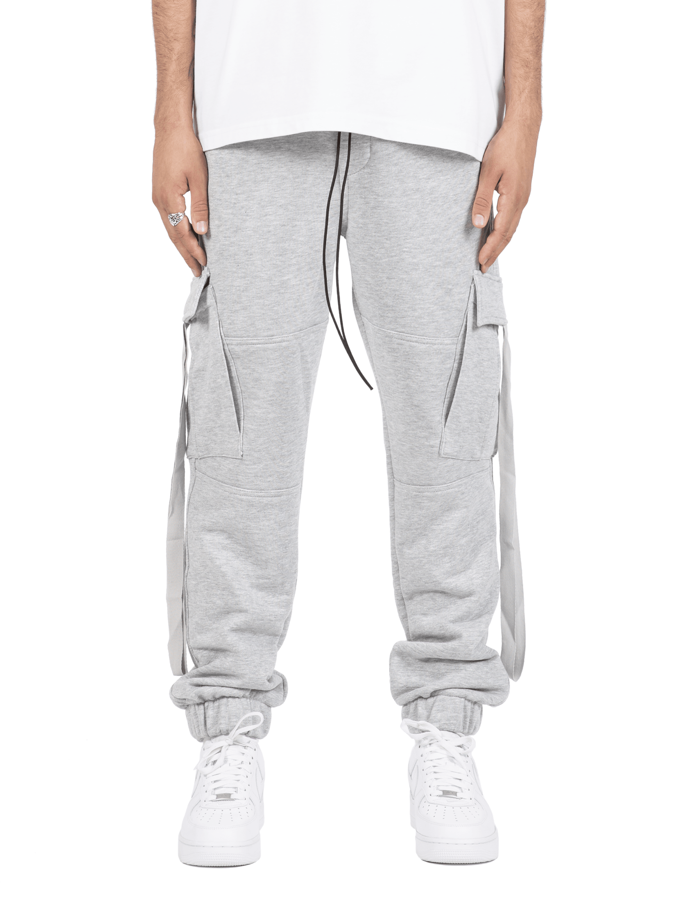 LOUNGE CARGO PANTS - GREY