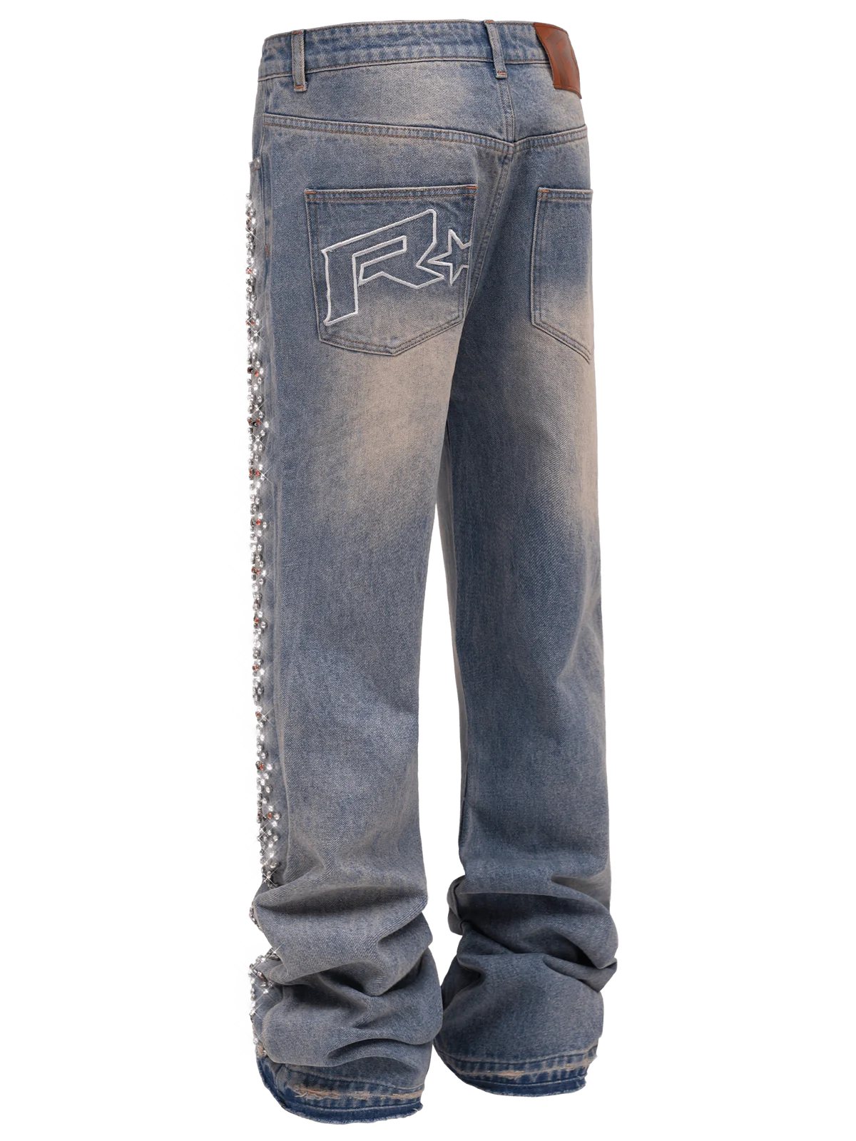 PRISM CHAIN DENIM - CREAM WASH