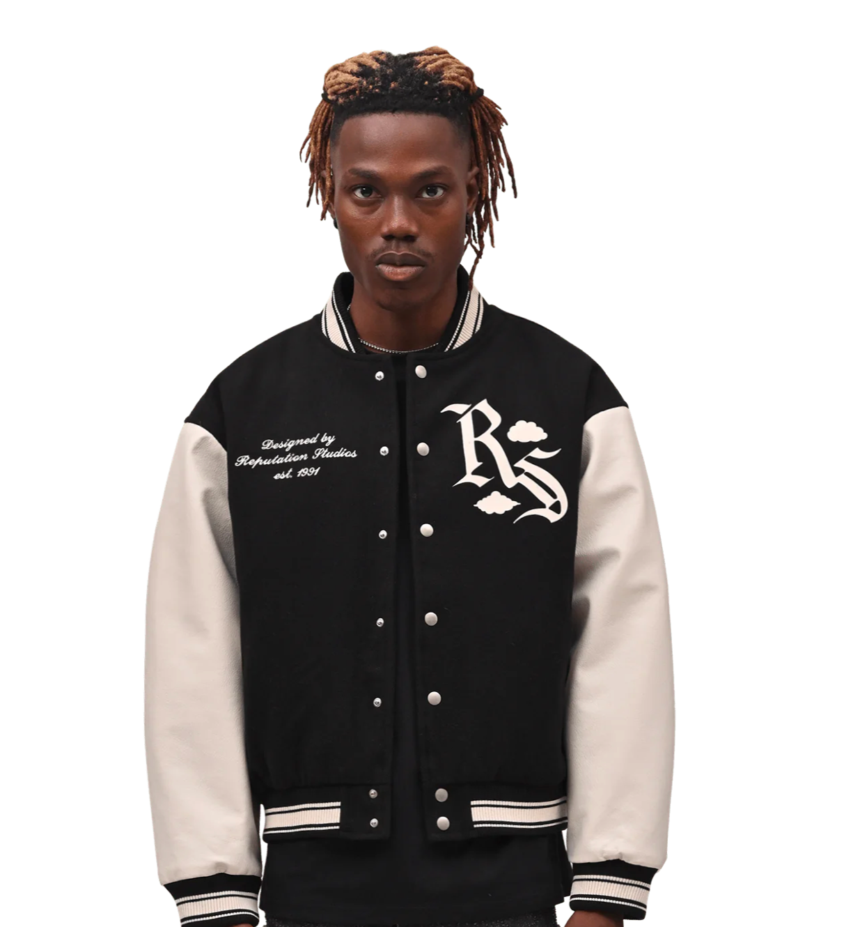 PEGASUS VARSITY JACKET - BLACK