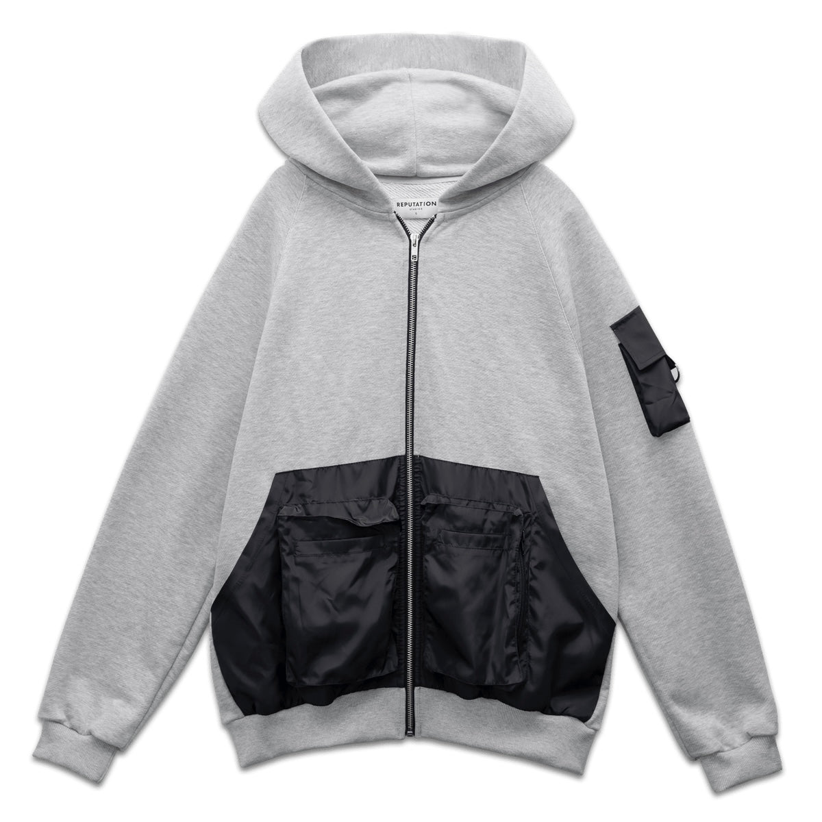 UTILITY HOODIE - HEATHER GREY