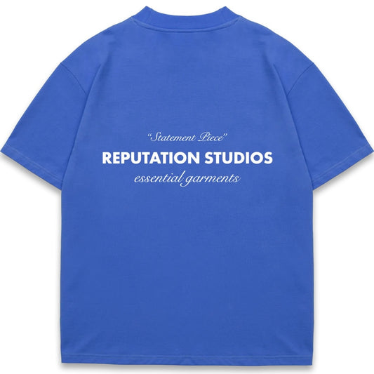 "STATEMENT PIECE" TEE - ROYAL BLUE