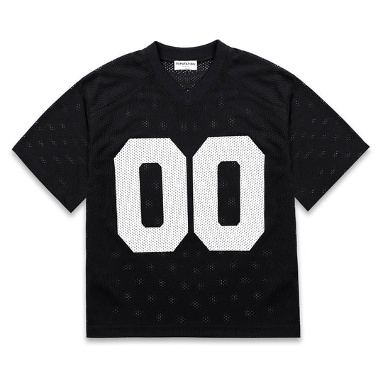 MESH JERSEY - BLACK