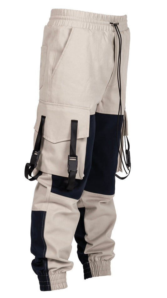 TECH CARGO PANTS - STONE