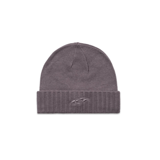 Y2K KNIT BEANIE - GREY