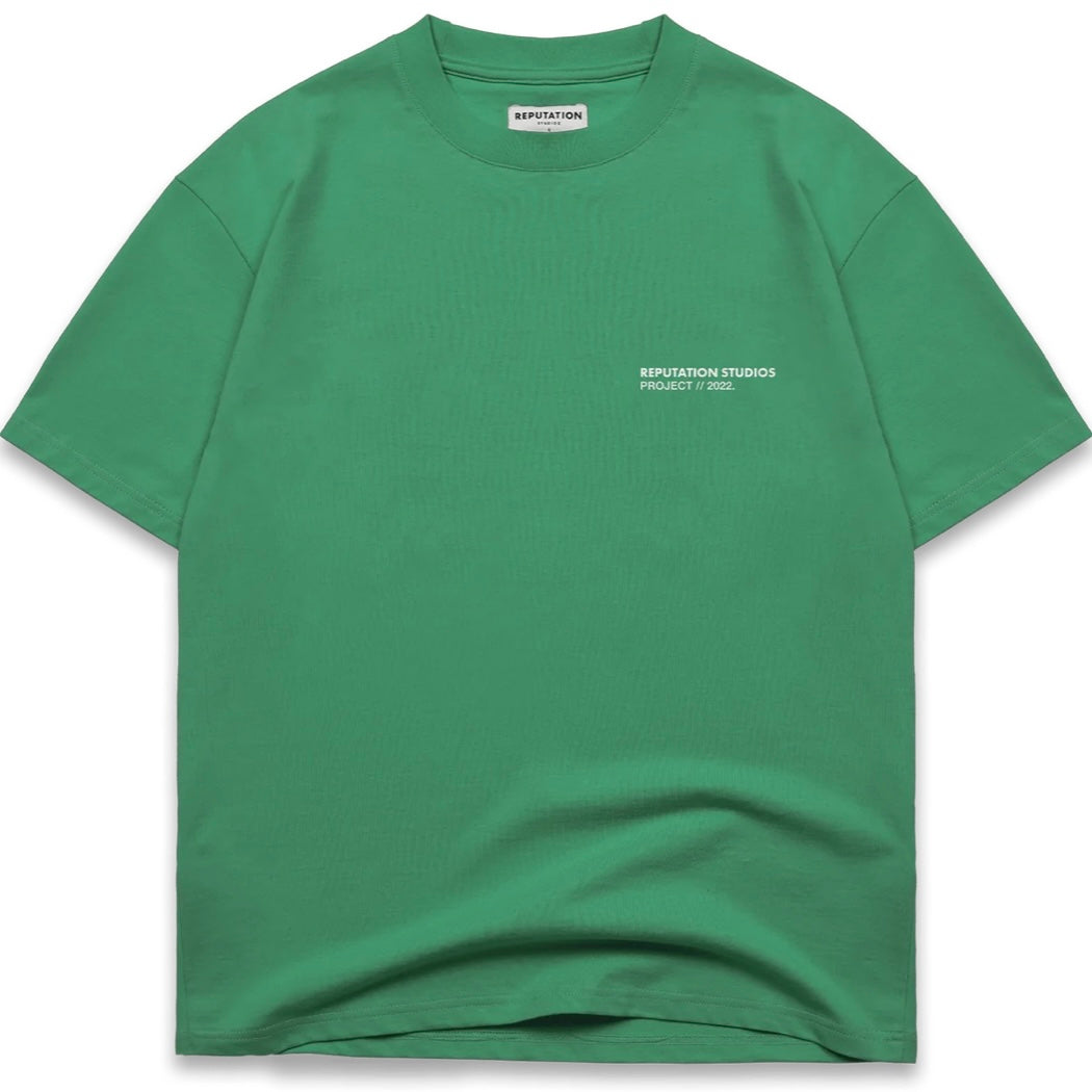 "STATEMENT PIECE" TEE - PINE GREEN