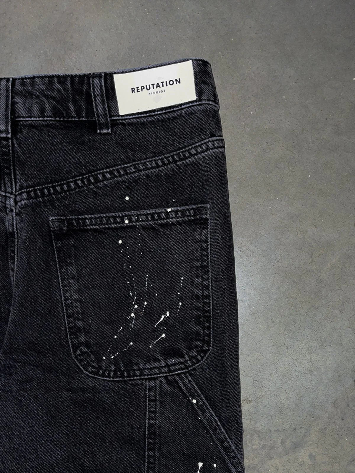 FLARE DENIM - BLACK