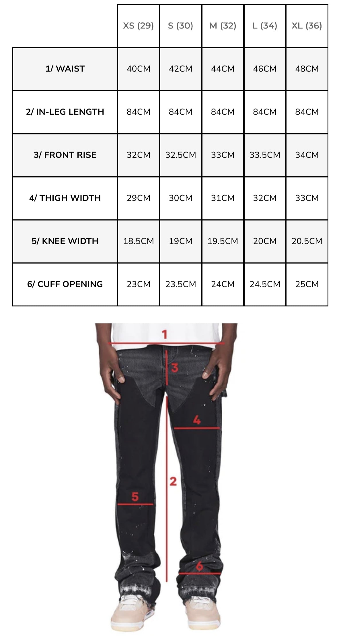 ACID RINSE FLARE DENIM