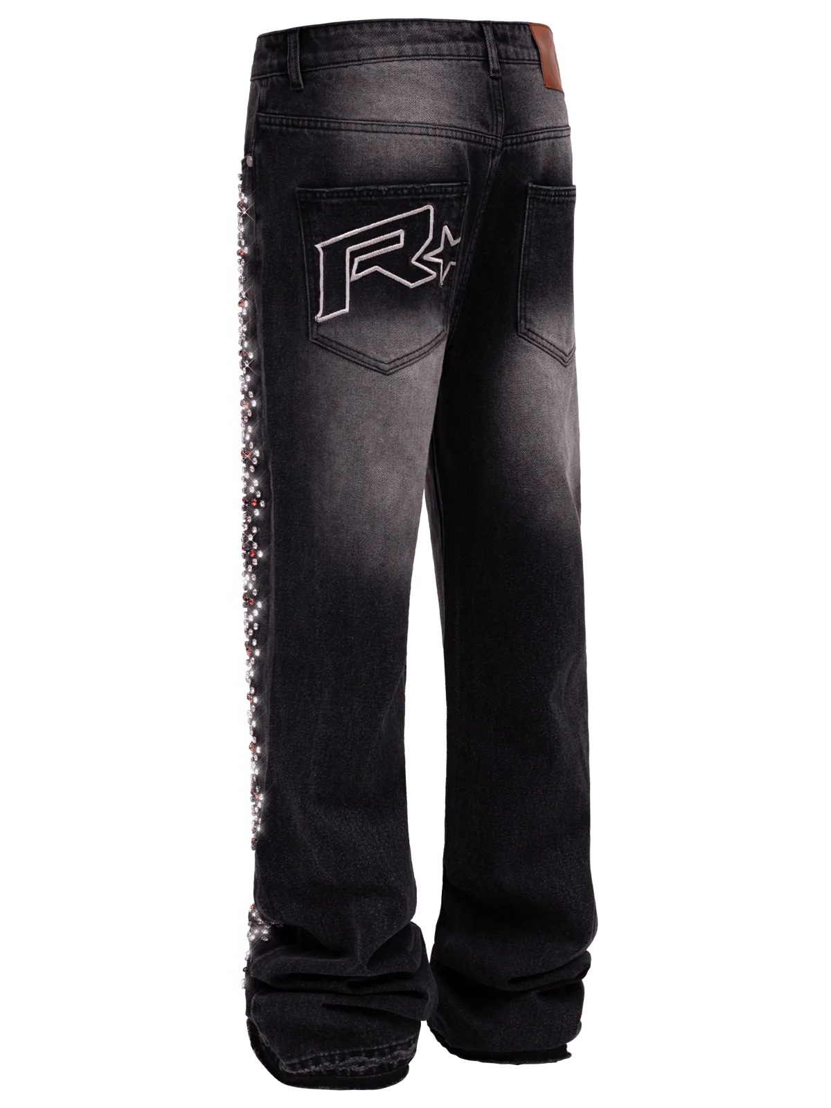 PRISM CHAIN DENIM - BLACK