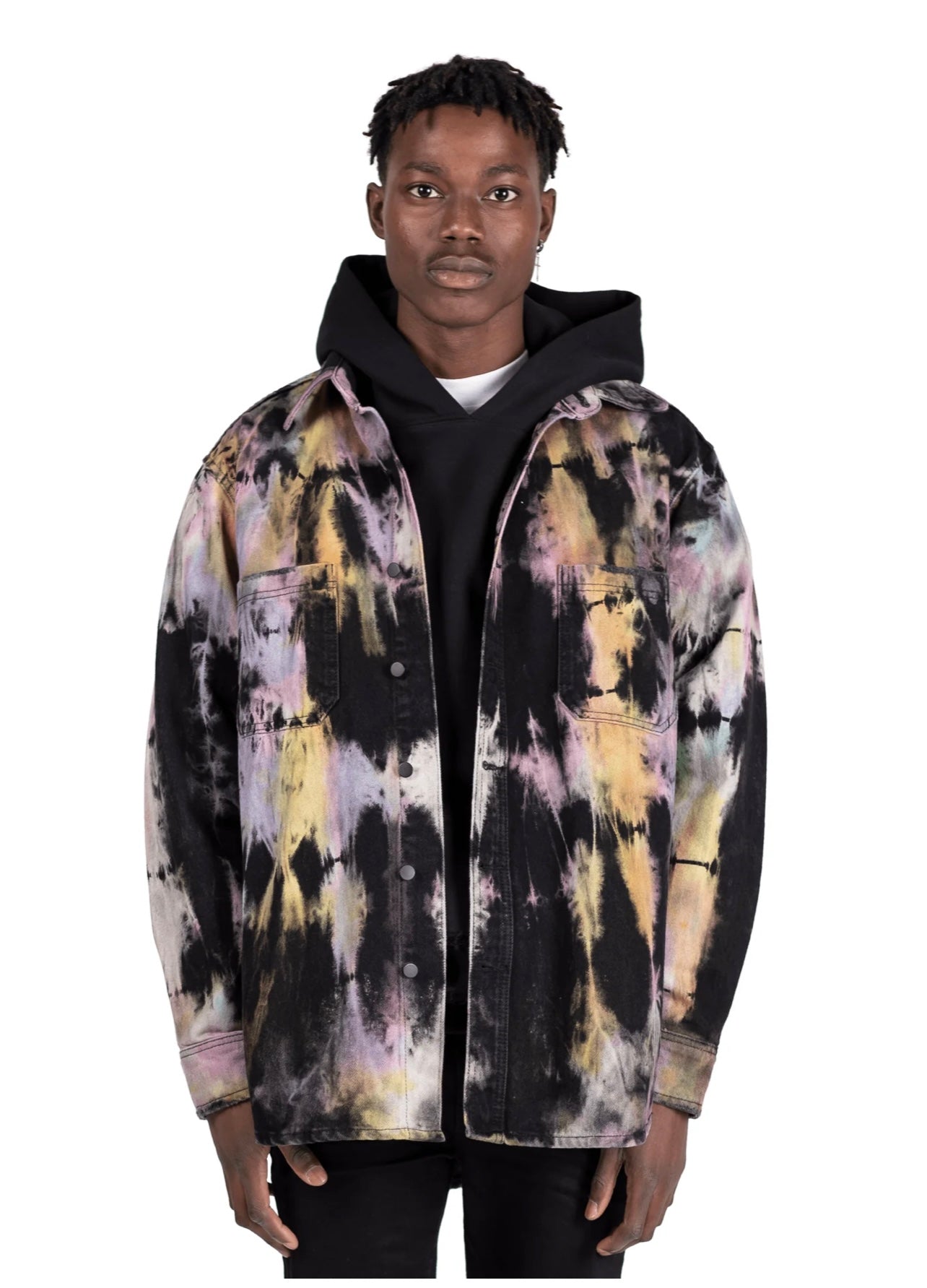 OVERSIZED TIE DYE SHIRT - COLOUR