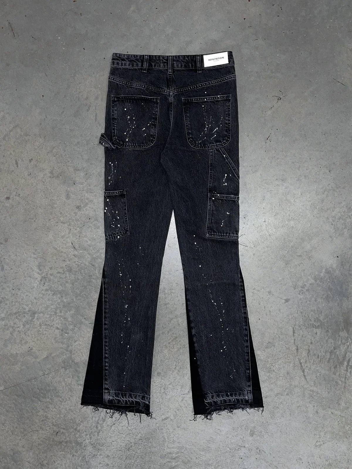 FLARE DENIM - BLACK