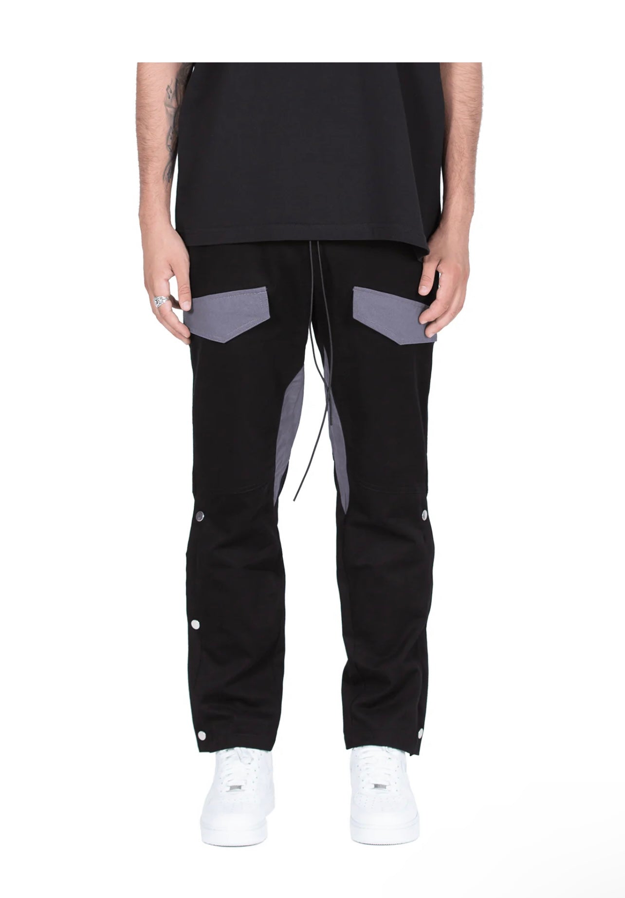 RODEO PANTS - BLACK & GREY