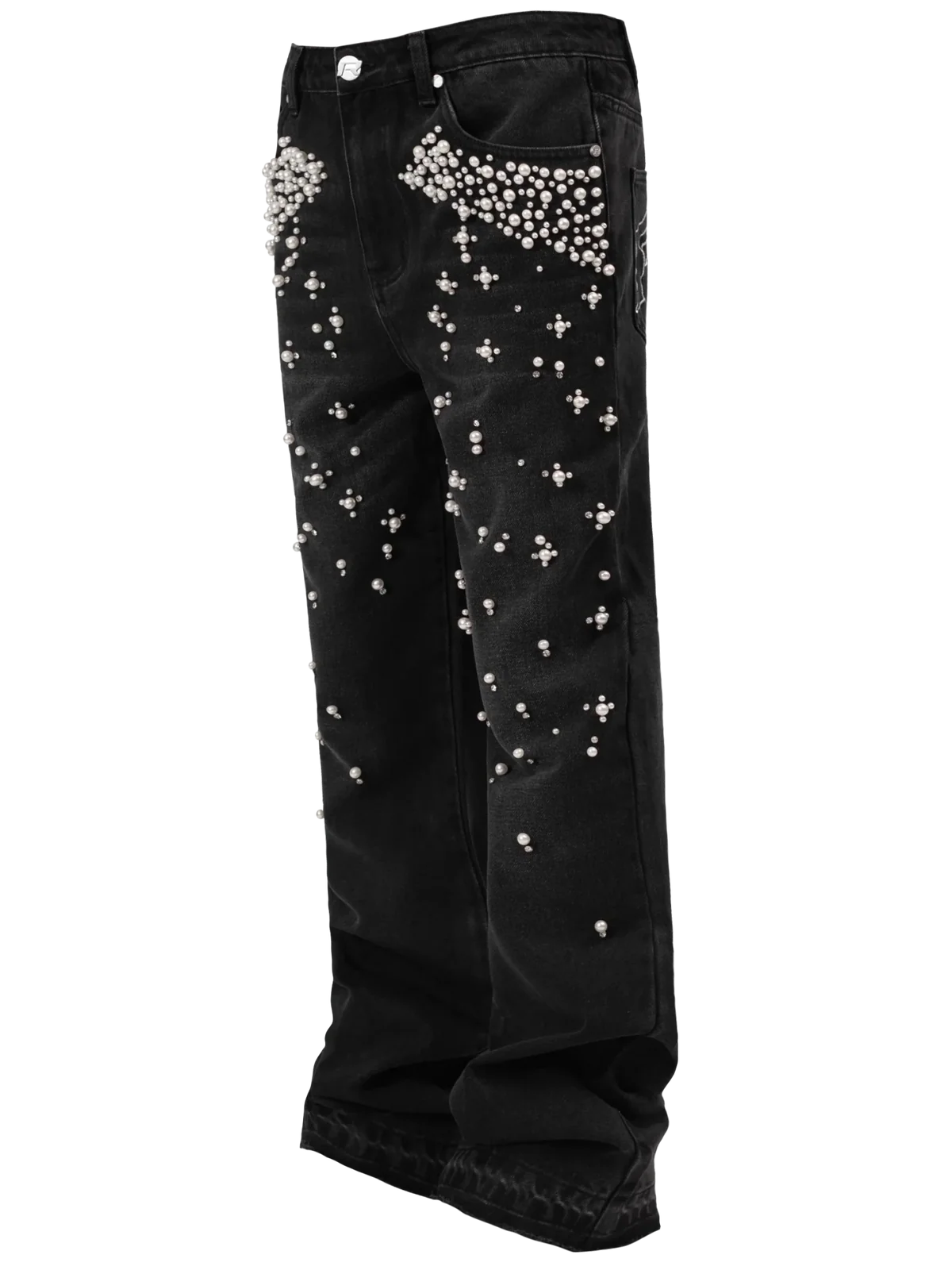 GRADIENT PEARL DENIM - BLACK
