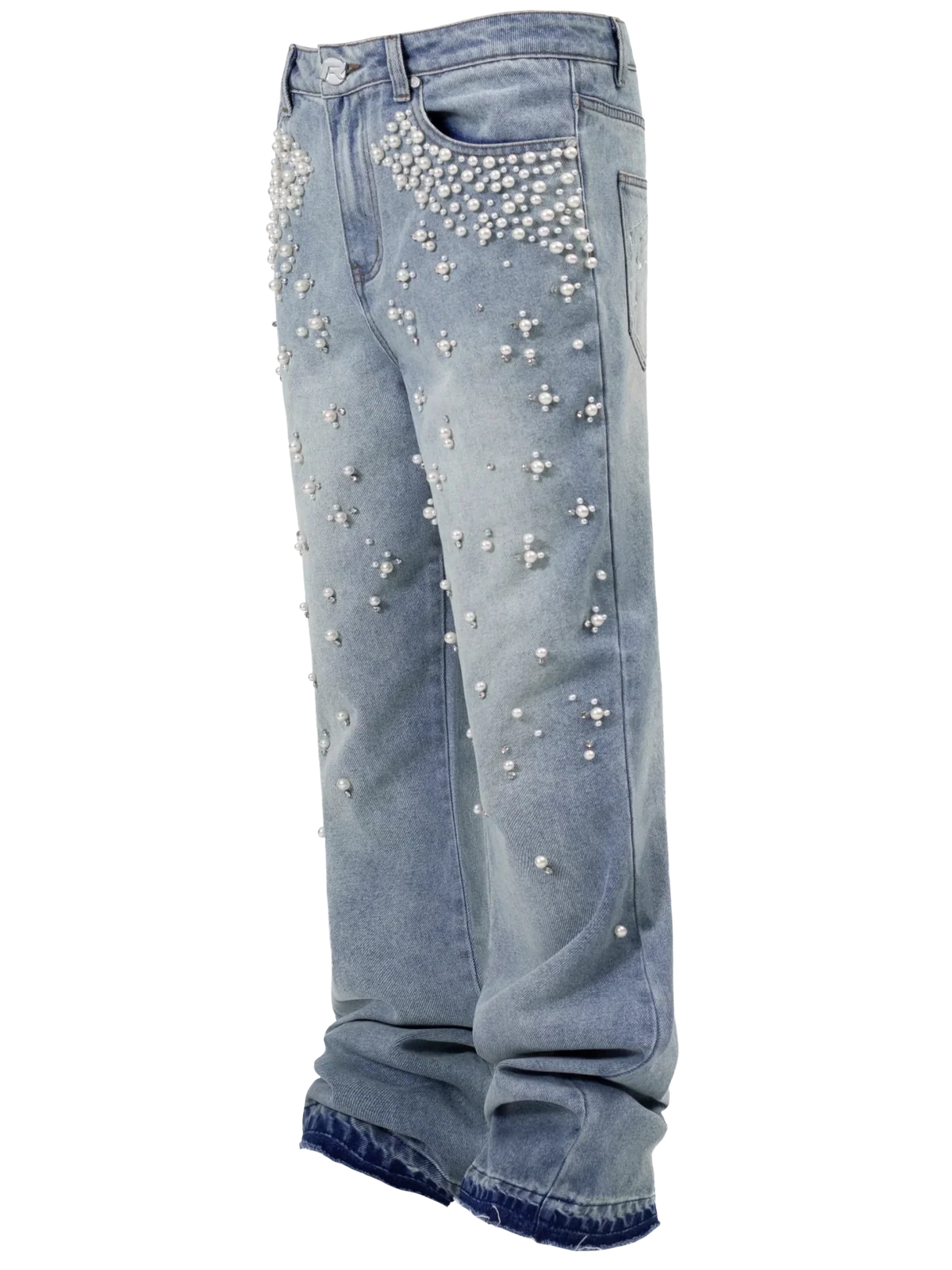 GRADIENT PEARL DENIM - LIGHT STONE