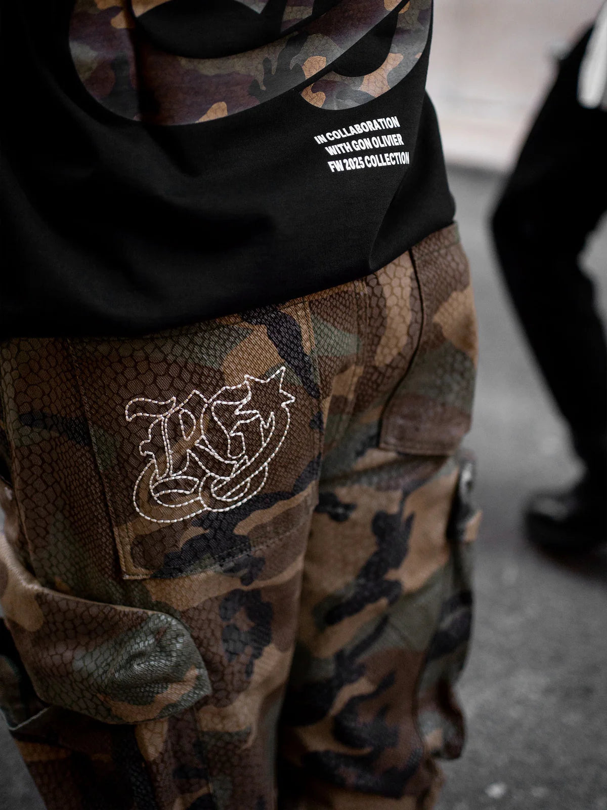 GON X REPUTATION RAZOR PANTS - PYTHON CAMO