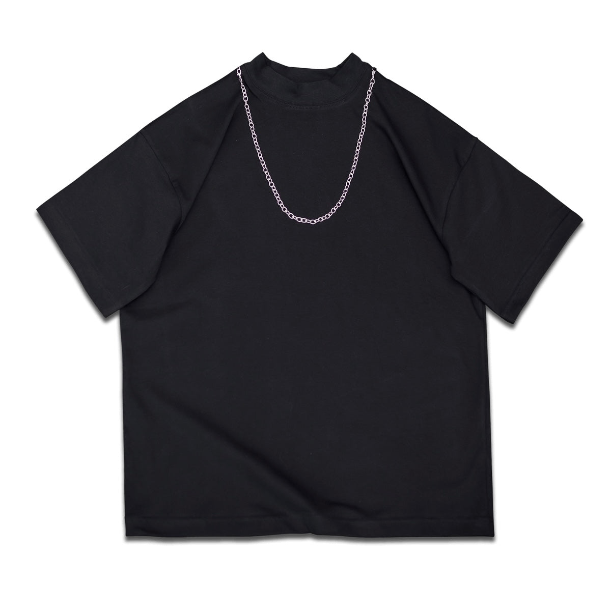 CHAIN TEE - BLACK