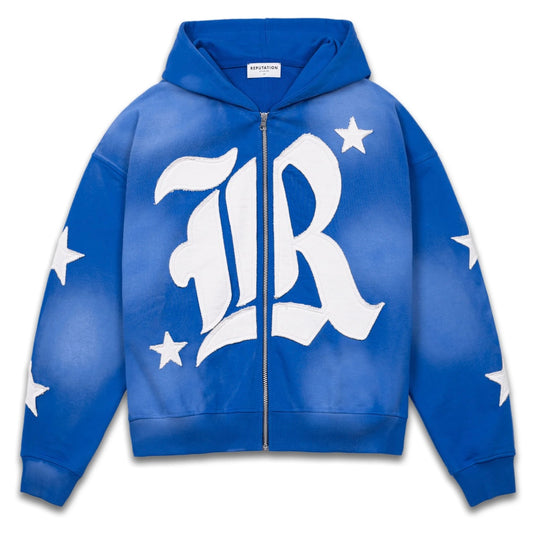 SUN FADE HOODIE - ROYAL BLUE