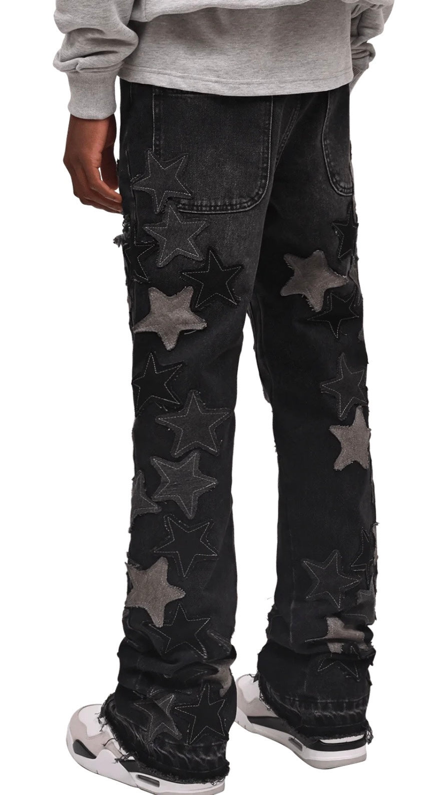 STAR FLARE DENIM - BLACK