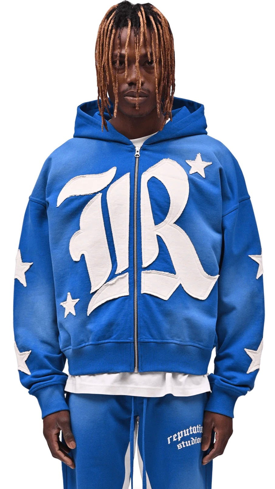 SUN FADE HOODIE - ROYAL BLUE