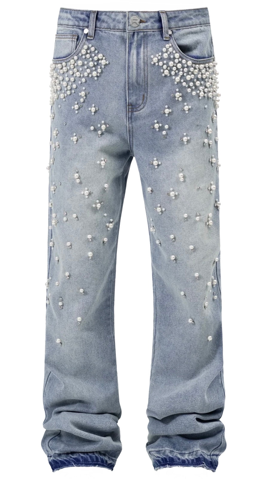 GRADIENT PEARL DENIM - LIGHT STONE