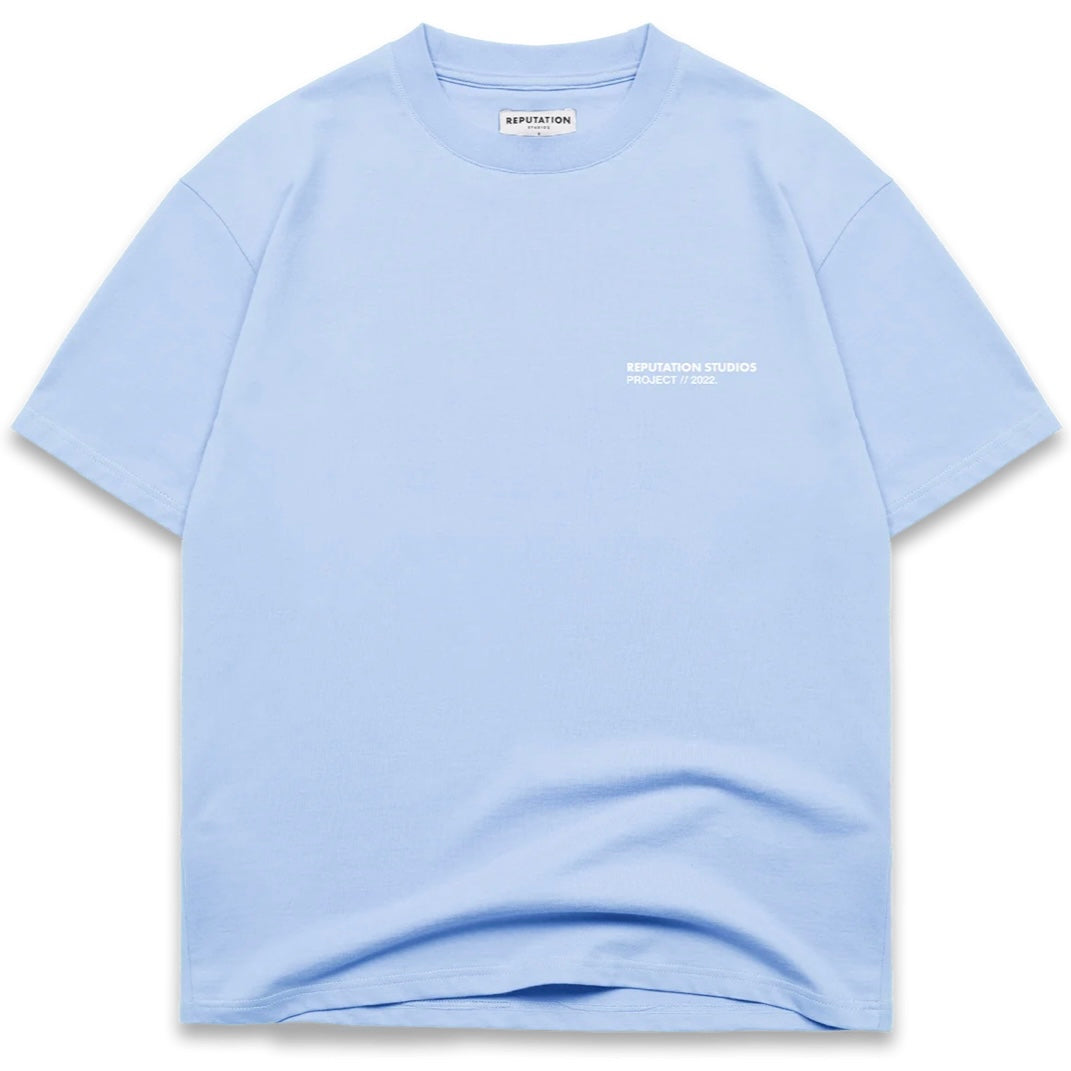 "STATEMENT PIECE" TEE - BABY BLUE