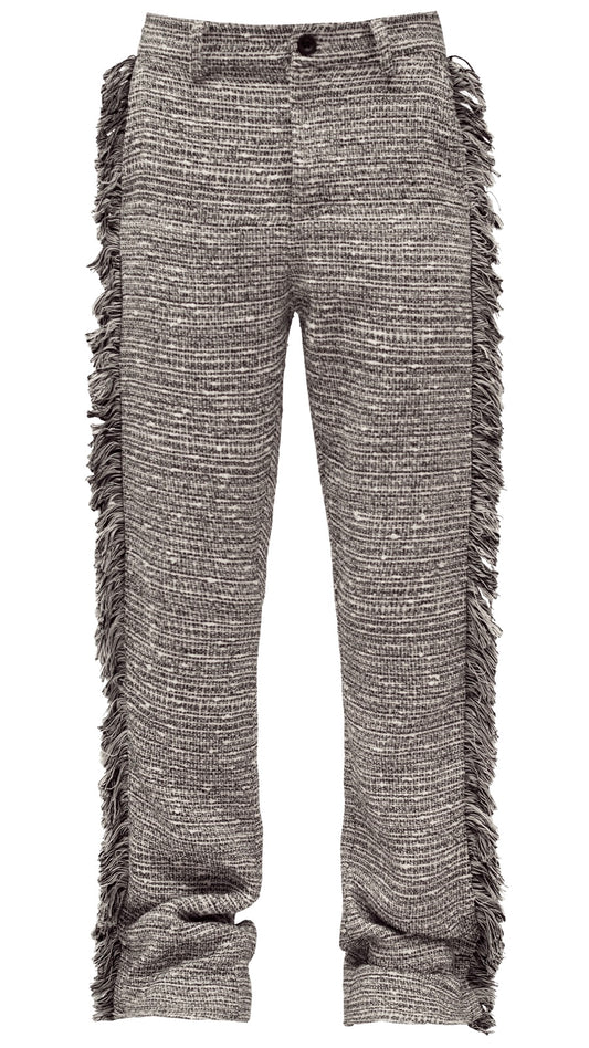 FLARE TAPESTRY PANTS - KNIT