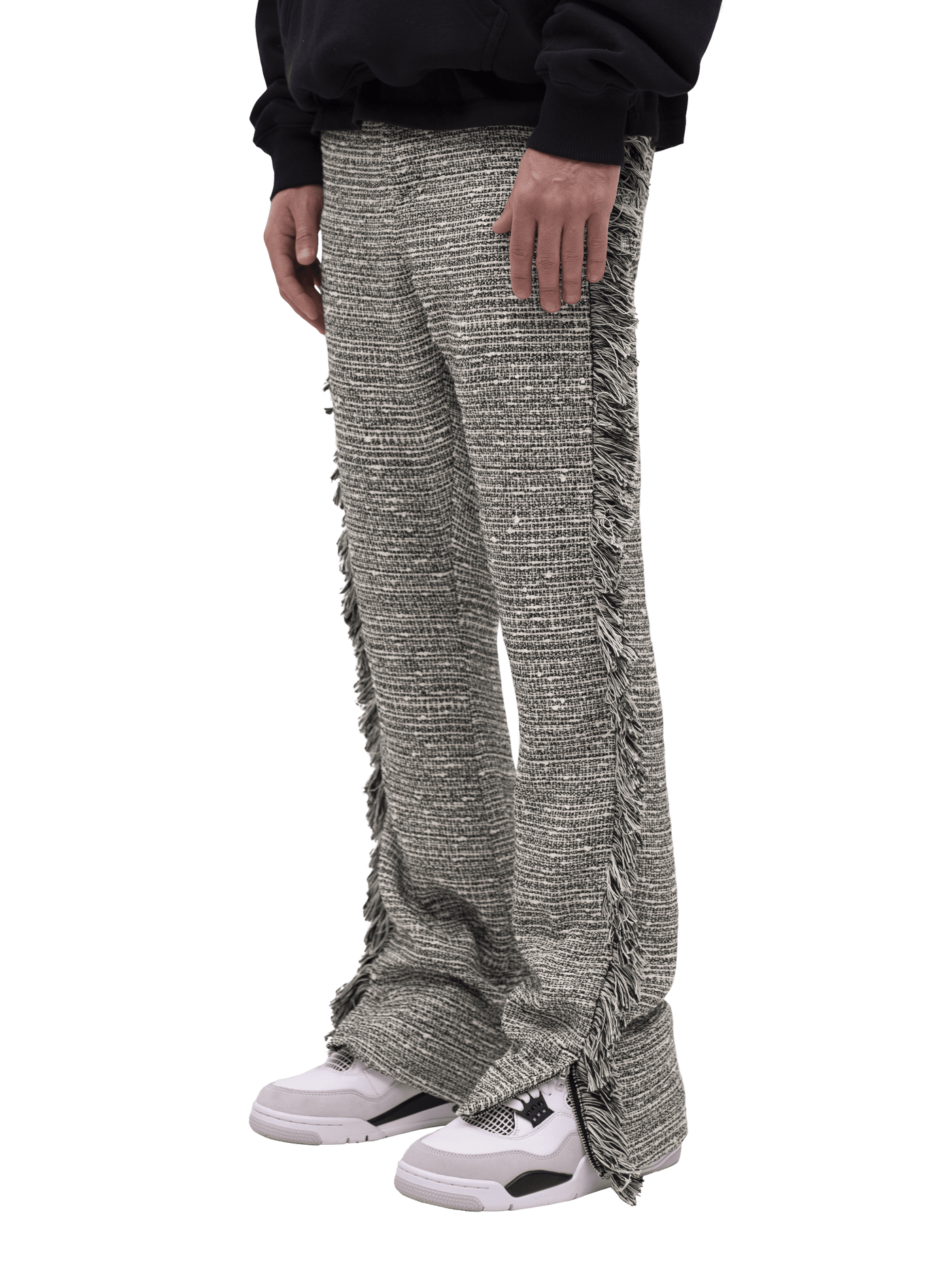 FLARE TAPESTRY PANTS - KNIT