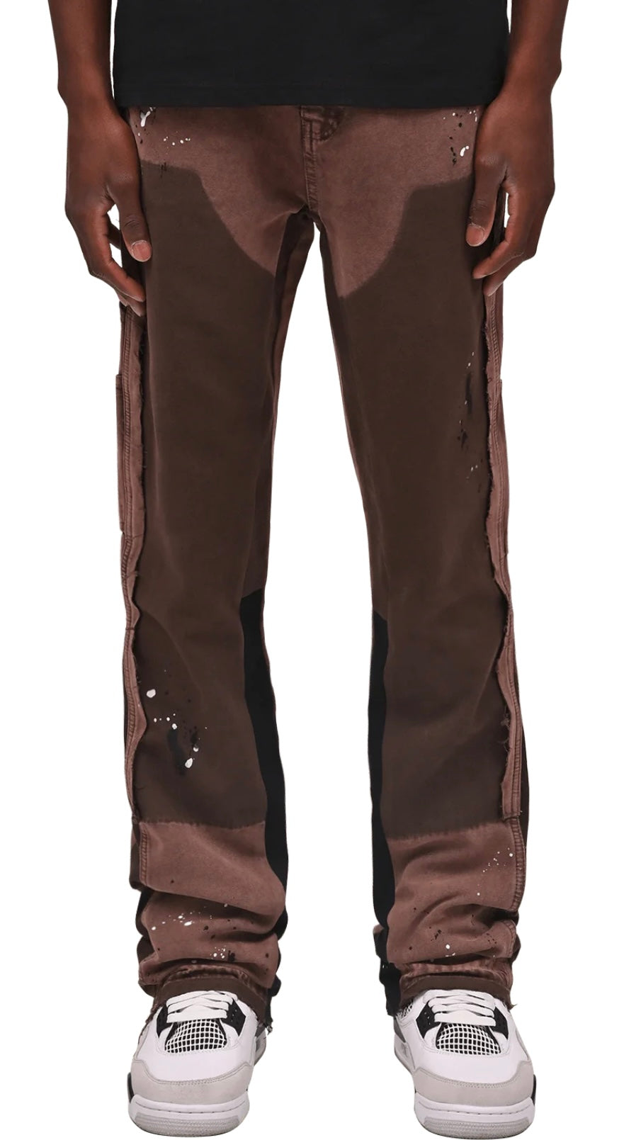 FLARE CANVAS PANTS - MOCHA