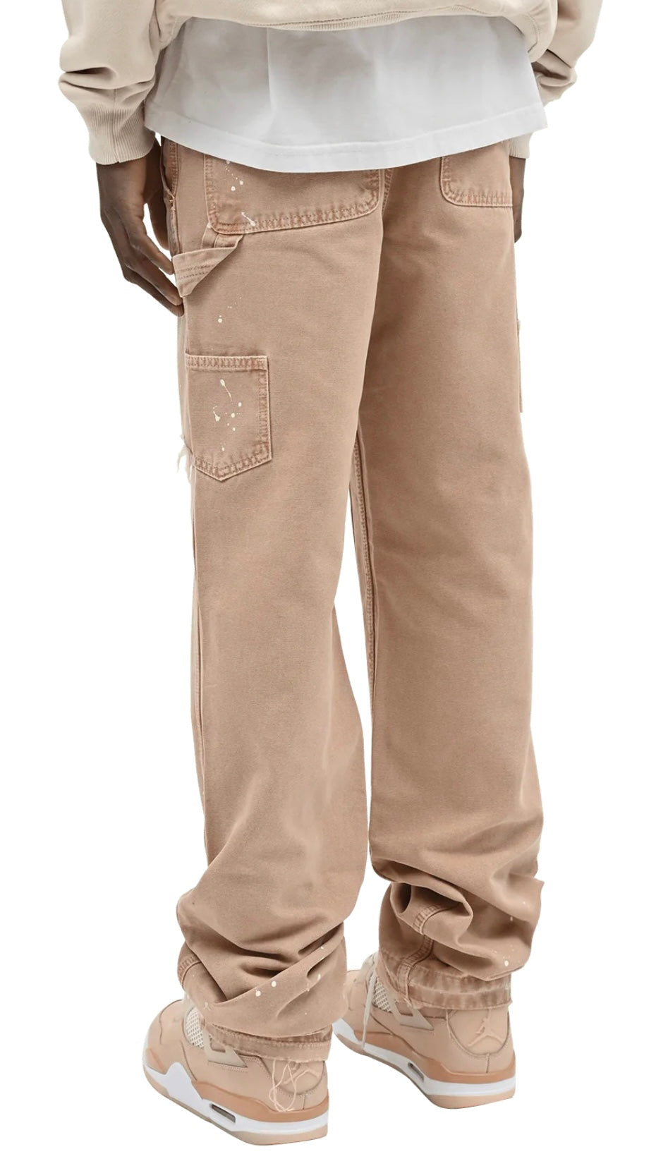 CARPENTER CANVAS PANTS - BEIGE