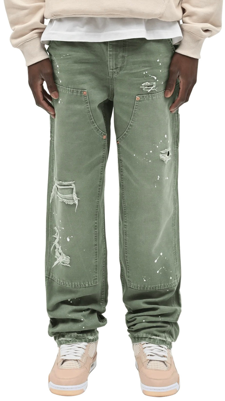 CARPENTER CANVAS PANTS - KHAKI