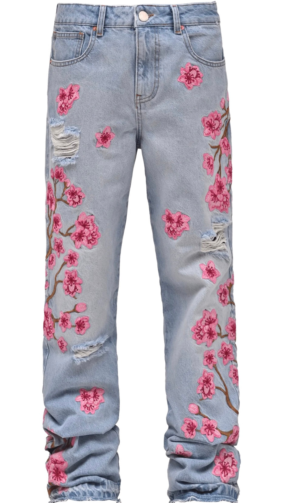 SAKURA FLARE DENIM - LIGHT STONE