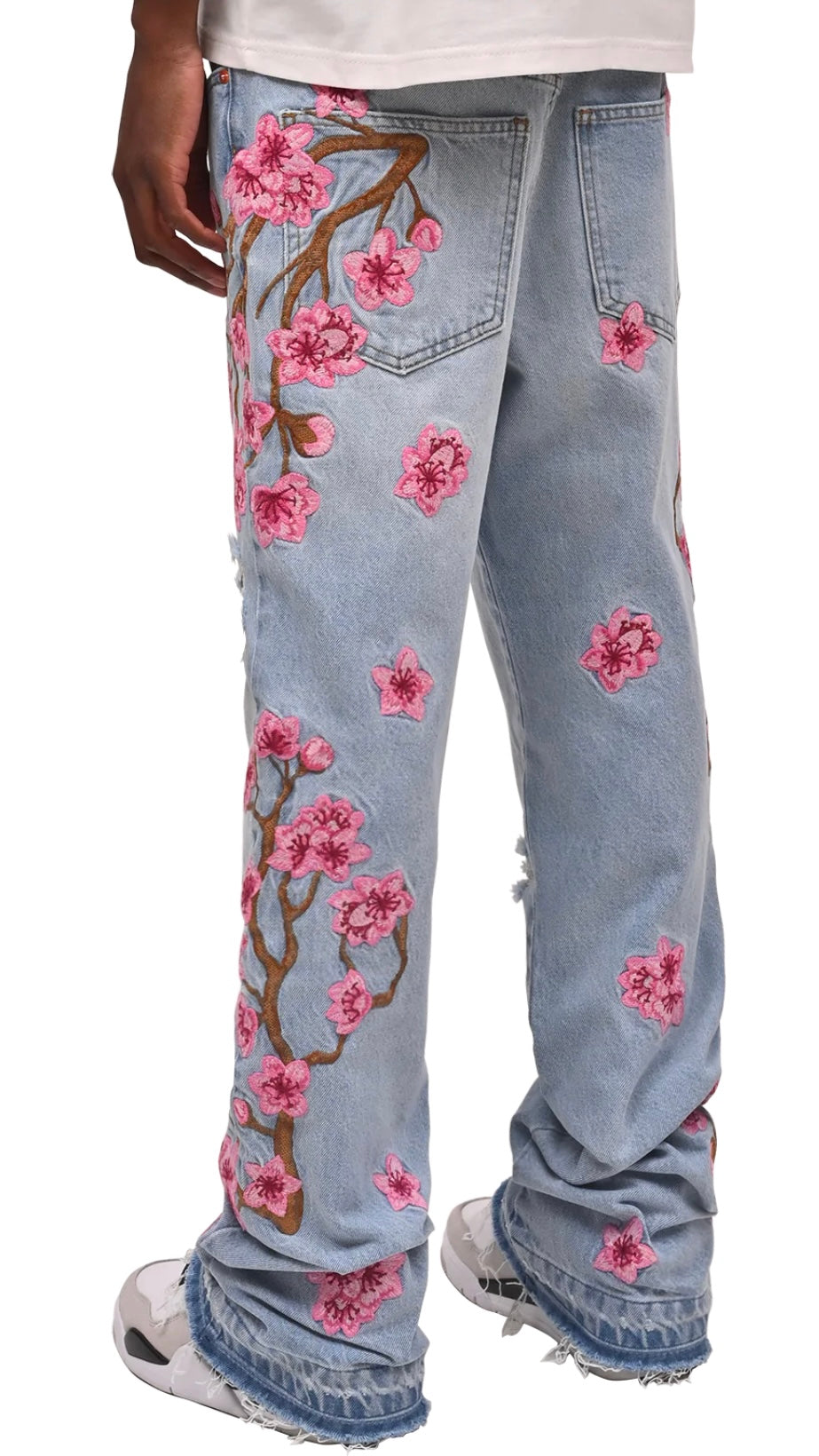 SAKURA FLARE DENIM - LIGHT STONE