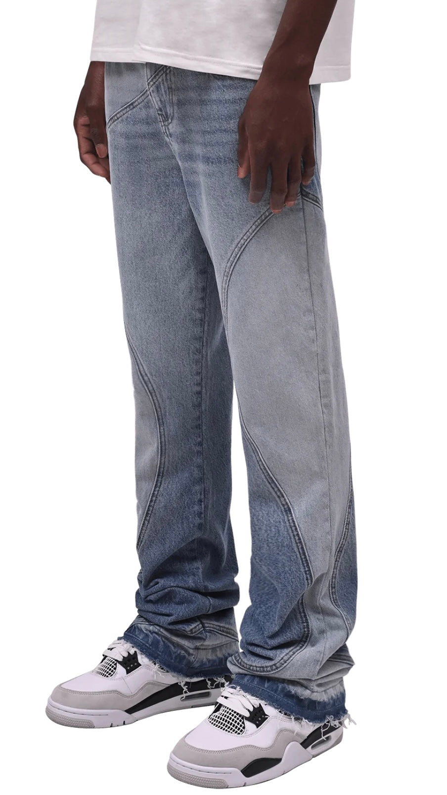 WAVE FLARE DENIM - LIGHT STONE